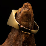 Excellent crafted Men's USSR CCCP Flag Ring Soviet Union - Solid Brass - BikeRing4u