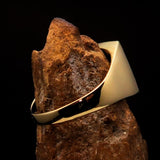 Excellent crafted Men's Thai Flag Ring Thailand - Solid Brass - BikeRing4u