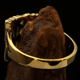 Excellent Crafted Word Ring Party Chick - solid Brass - BikeRing4u