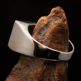 Perfectly crafted Men's Naval Cannon Ring green - Sterling Silver - BikeRing4u