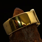 Excellent crafted One Word Girl Ring - Solid Brass - BikeRing4u