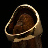 Excellent crafted Men's Marine's Military Ring - Solid Brass - BikeRing4u