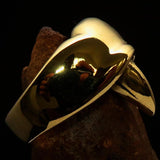 Excellent crafted Men's Zombie Denture Ring - Solid Brass - BikeRing4u