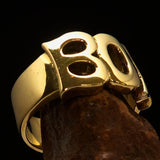 Excellent crafted One Word Boy Ring - Solid Brass - BikeRing4u