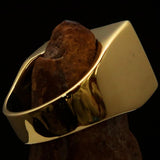 Perfectly crafted Men's Ring Flag of Canada - Solid Brass - BikeRing4u