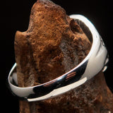 Men's Sterling Silver ancient Roman Coin Men's Ring Antonius Pius - BikeRing4u