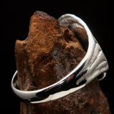 Men's Sterling Silver ancient Greek Drachma Coin Ring Alexander the Great - BikeRing4u