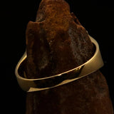 Excellent crafted Men's Aquarian Star Ring - Solid Brass - BikeRing4u