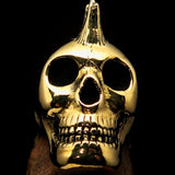 Excellent crafted Men's Punk Skull Ring Mohawk - Solid Brass - BikeRing4u