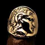 Men's Alexander the Great Tetradrachm Coin Ring - solid Brass - BikeRing4u