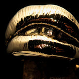 Excellent crafted Lady's Love Ring the big Kiss - Mirror Polished Brass - BikeRing4u