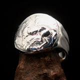 Men's Sterling Silver ancient Greek Tetradrachm Horseman Ring Alexander the Great - BikeRing4u