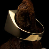 Perfectly crafted Men's Blue Devil Ring  - Solid Brass - BikeRing4u