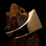 Perfectly crafted Men's Devil Ring Red - Solid Brass - BikeRing4u