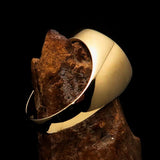 Perfectly crafted Men's Masonic Skull Ring Black - Solid Brass - BikeRing4u