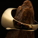 Excellent crafted Men's Templar Knight Seal Ring red - Solid Brass - BikeRing4u