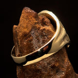 Men's ancient Greek Tetradrachm Ring Alexander the Great - Solid Brass - BikeRing4u