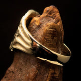 Men's ancient Greek Tetradrachm Ring Alexander the Great - Solid Brass - BikeRing4u