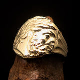 Men's ancient Greek Tetradrachm Ring Alexander the Great - Solid Brass - BikeRing4u