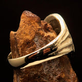 Men's ancient Corinthian Ring Greek Goddess Athena - Solid Brass - BikeRing4u