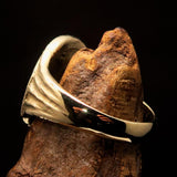 Men's ancient Corinthian Ring Greek Goddess Athena - Solid Brass - BikeRing4u