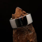 Excellent crafted Men's Cavalry Ring Crossed Sabers Black - Sterling Silver - BikeRing4u