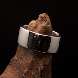 Excellent crafted Men's Cavalry Ring Crossed Sabers Black - Sterling Silver - BikeRing4u