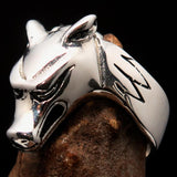 Excellent crafted Men's Jackal Ring Egyptian Anubis God of Death - Sterling Silver - BikeRing4u