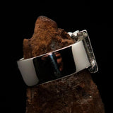Excellent crafted One Word Hate Ring - Sterling Silver - BikeRing4u