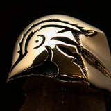 Excellent crafted Men's Roman Centurion Ring - Solid Brass - BikeRing4u