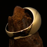 Nicely crafted Men's Seal Ring German Eagle Red - Solid Brass - BikeRing4u