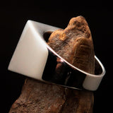 Excellent crafted Men's Ring All seeing Udjat Eye of Ra - Two Tone Sterling Silver - BikeRing4u