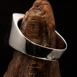 Excellent crafted Men's Italian Flag Ring Italy - Sterling Silver - BikeRing4u