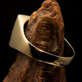 Excellent crafted Men's National Flag Ring Germany - Solid Brass - BikeRing4u