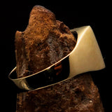 Excellent crafted Men's Italian Flag Ring Italy - Solid Brass - BikeRing4u