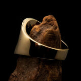 Perfectly crafted Men's National Flag Ring Slovakia - solid Brass - BikeRing4u