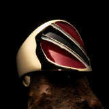 Perfectly crafted Men's National Flag Ring Trinidad and Tobago - solid Brass - BikeRing4u