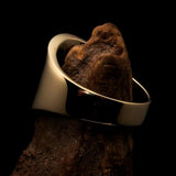 Perfectly crafted Men's National Flag Ring Trinidad and Tobago - solid Brass - BikeRing4u