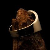 Perfectly crafted Men's National Flag Ring Canada - solid Brass - BikeRing4u