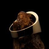 Perfectly crafted Men's National Flag Ring Malaysia - solid Brass - BikeRing4u