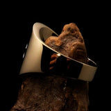 Perfectly crafted Men's National Flag Ring Malaysia - solid Brass - BikeRing4u