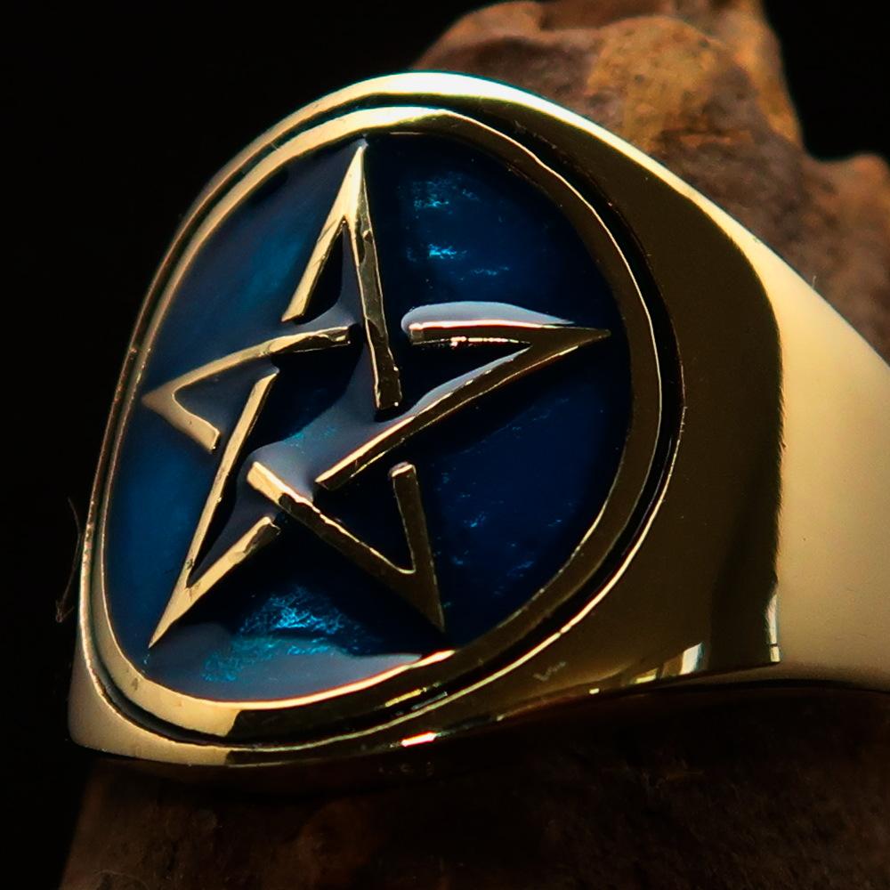 Star Sign Biker Rings for Men - Excellent Crafted Custom Rings