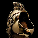 Perfectly crafted Men's Costume Ring Roman Zombie Warrior - solid Brass - BikeRing4u