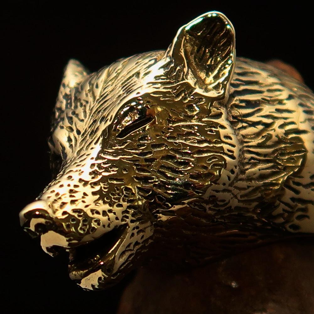 Wolf on sale pinky ring