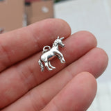 Unicorn Silver Pendant, Sterling Silver Unicorn Pendant, Excellent Details - hallmarked 925