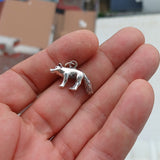 Fox Silver Pendant, Sterling Silver Fox Pendant, Excellent Details - hallmarked 925