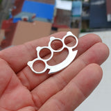 Knuckle Duster Silver Pendant, Sterling Silver knuckle duster Charm, Excellent Details hallmarked 925