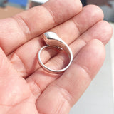 Natural Opal Ring, Minimalist Ring, Sterling Silver Ring, oval shaped Opal, Minimalist Design, Opal silver ring, Gift for Her- Size 8