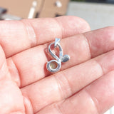 Minimalist Silver Opal Pendant, Sterling Silver Pendant, Multicolor Opal Pendant, round shaped Opal, natural Opal