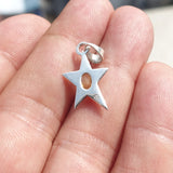 Star Silver Opal Pendant, Sterling Silver Pendant, Multicolor Opal Pendant, Star shaped Pendant, natural Opal